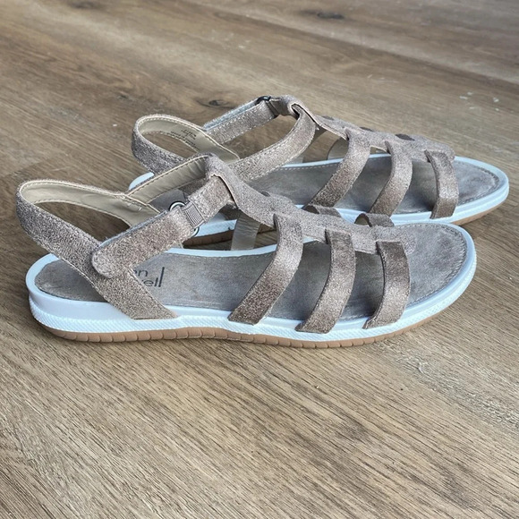 Lauren Blackwell Gladiator Sandal the Tristan in brown/gold size 7 - Picture 4 of 11